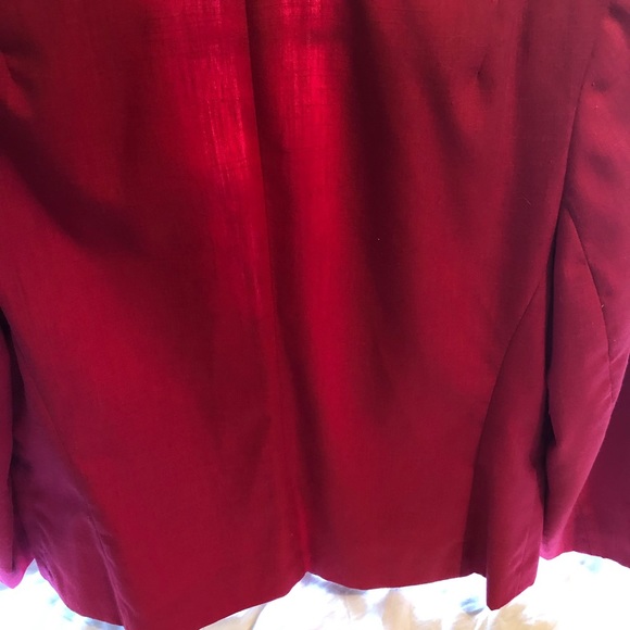 Vintage Country Sophisticates by Pendleton one button oversized red blazer - Picture 8 of 10